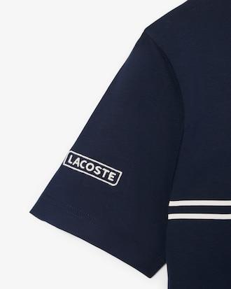 Men's Printed Embroidered Cotton Jersey T-Shirt Product Image