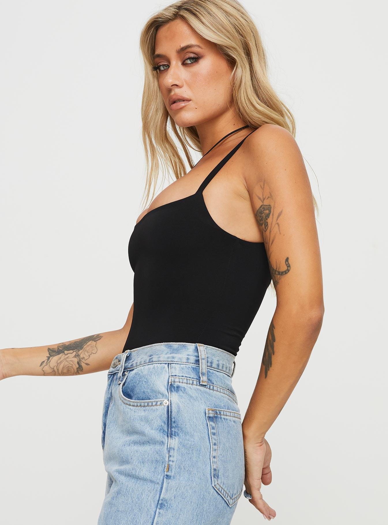 Off Stage Bodysuit Black Product Image