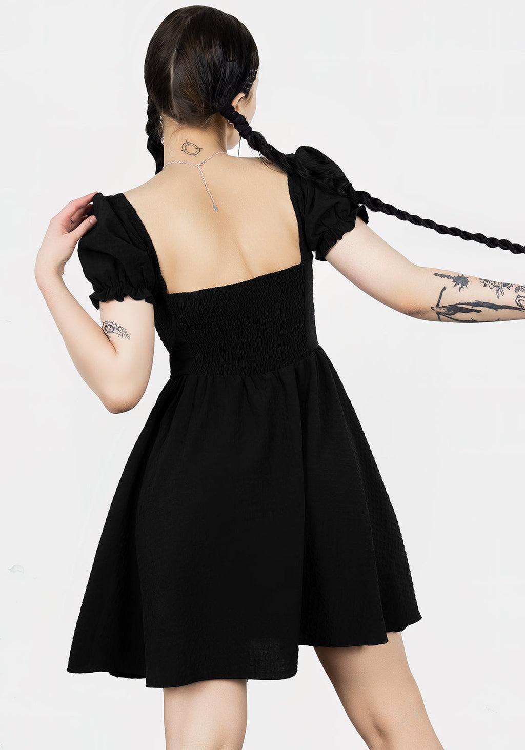 Mortem Ruffle Mini Dress Product Image