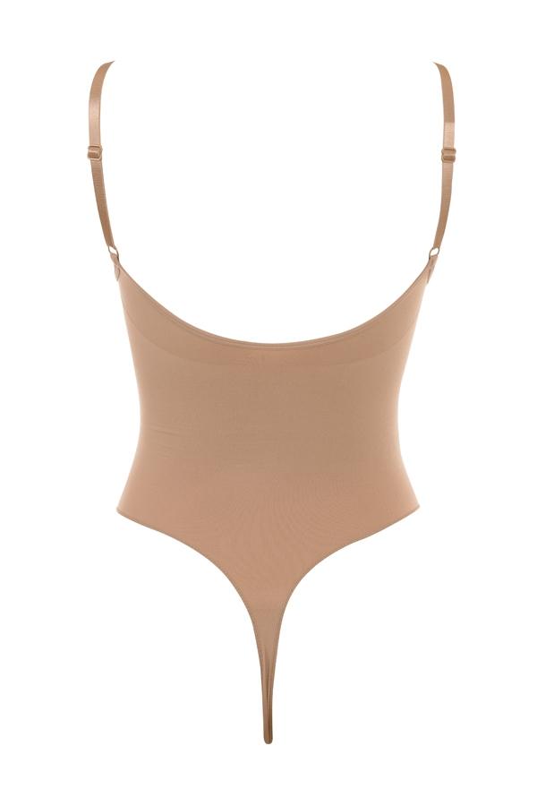  sculpting thong bodysuit cafe au lait - sale Product Image