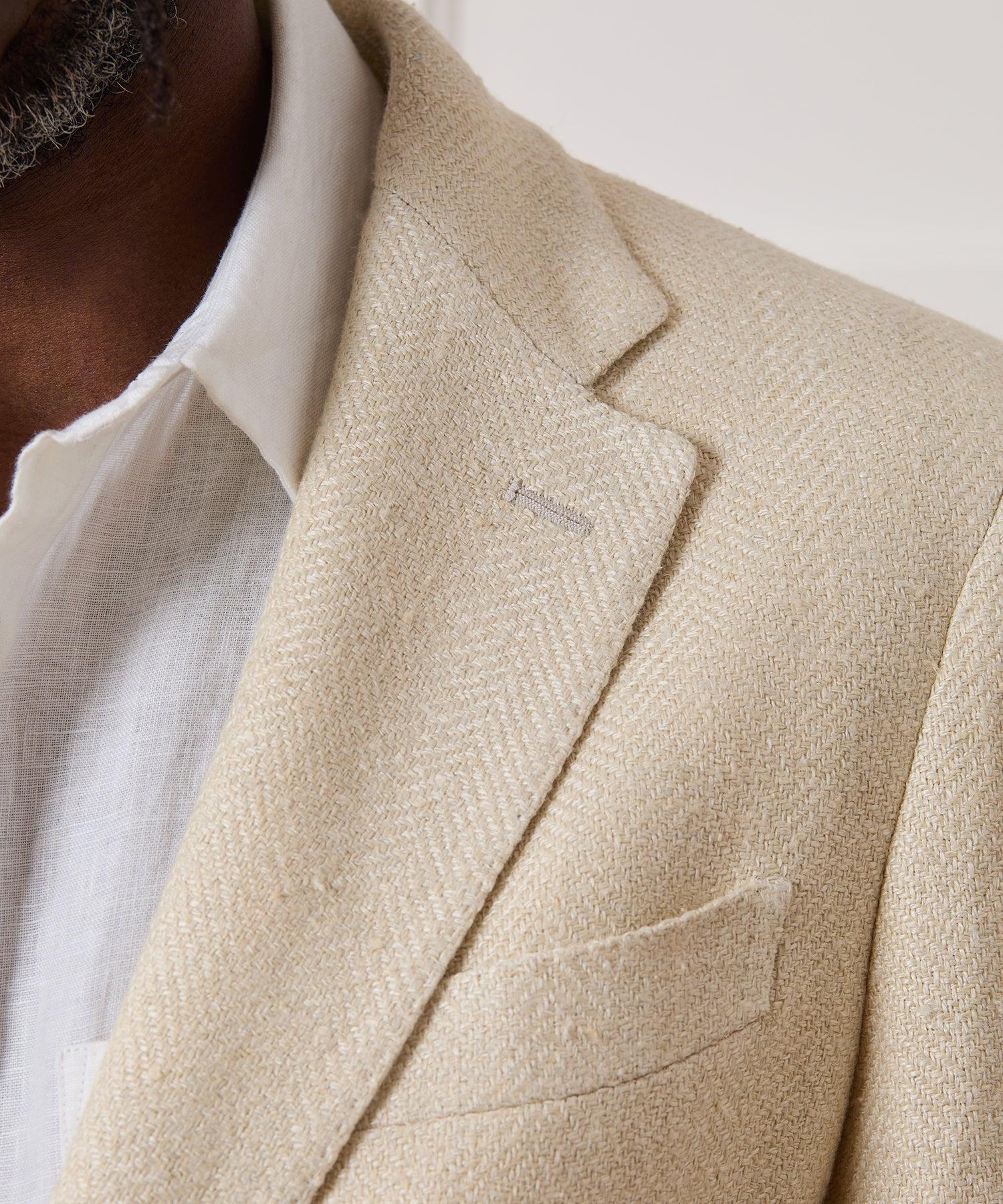 Italian Silk-Linen Herringbone Sport Coat Product Image