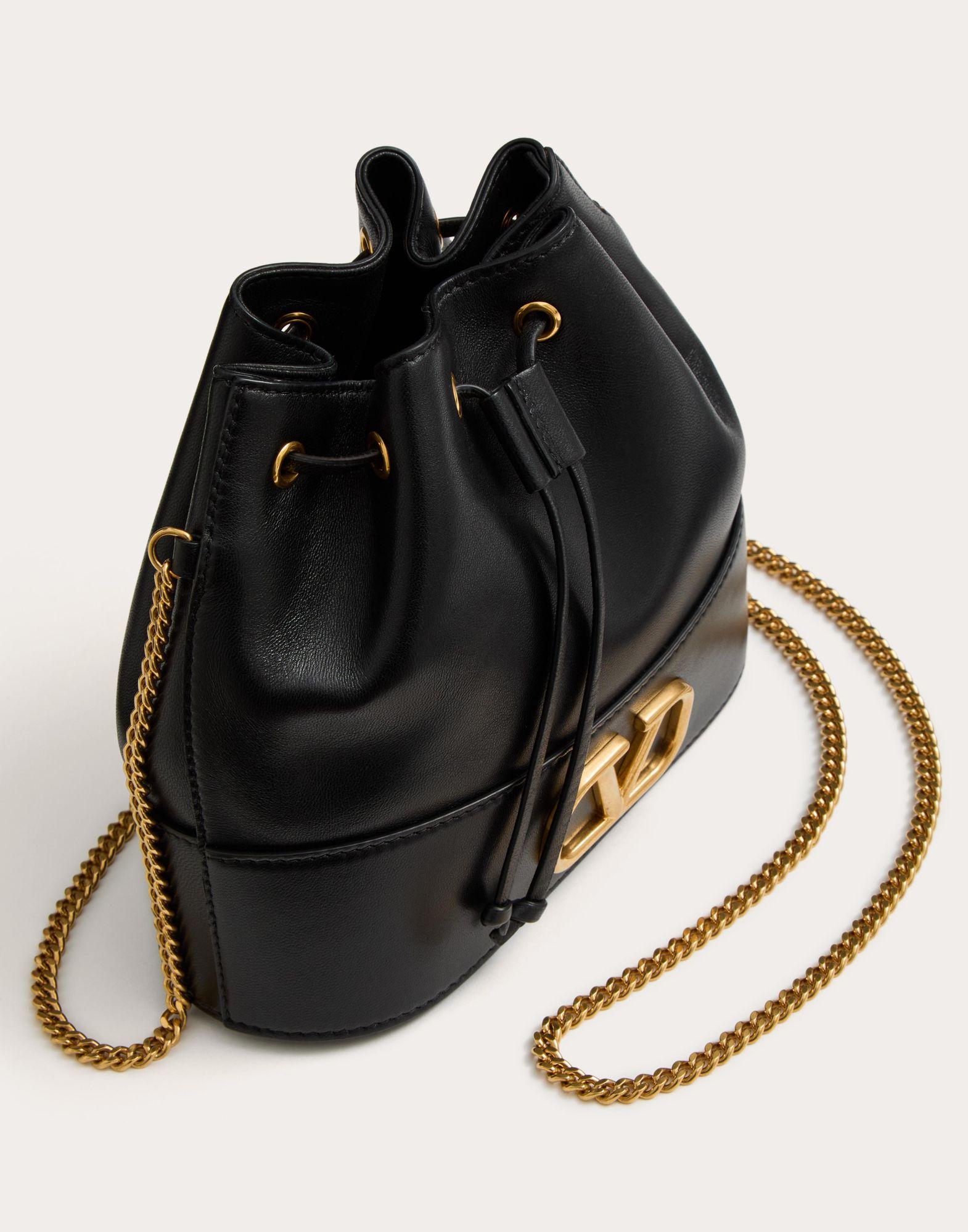 Mini Bucket Bag In Nappa With Vlogo Signature Chain Product Image