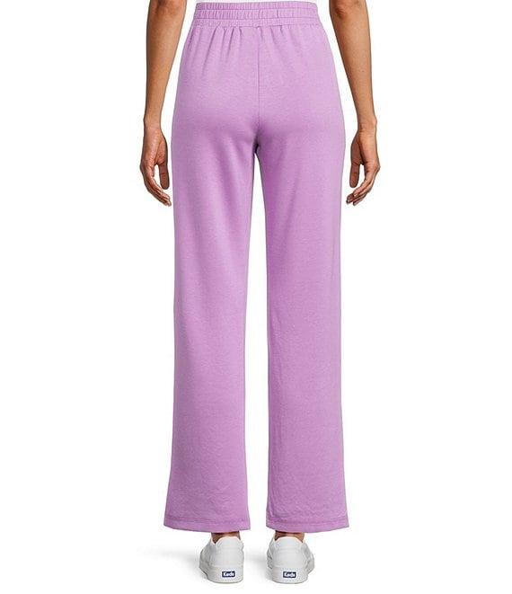 Allison Daley Pull-On Waist Straight Leg Knit Pants Product Image