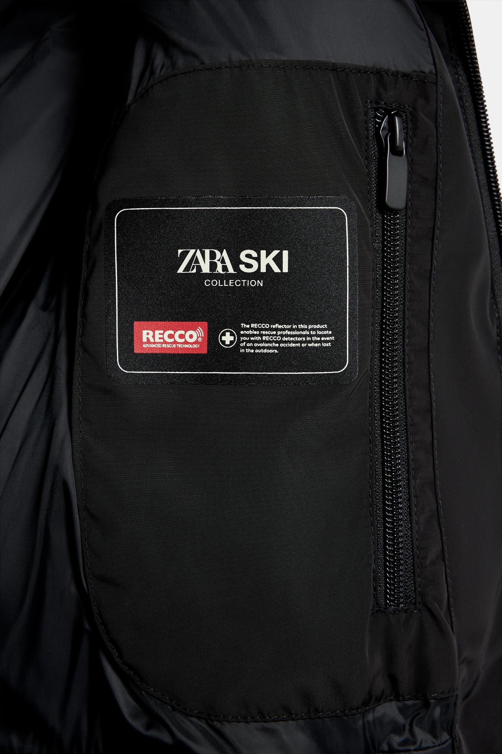 SHEARLING PUFFER JACKET HEIQ XREFLEX™ RECCO® TECHNOLOGY SKI COLLECTION Product Image