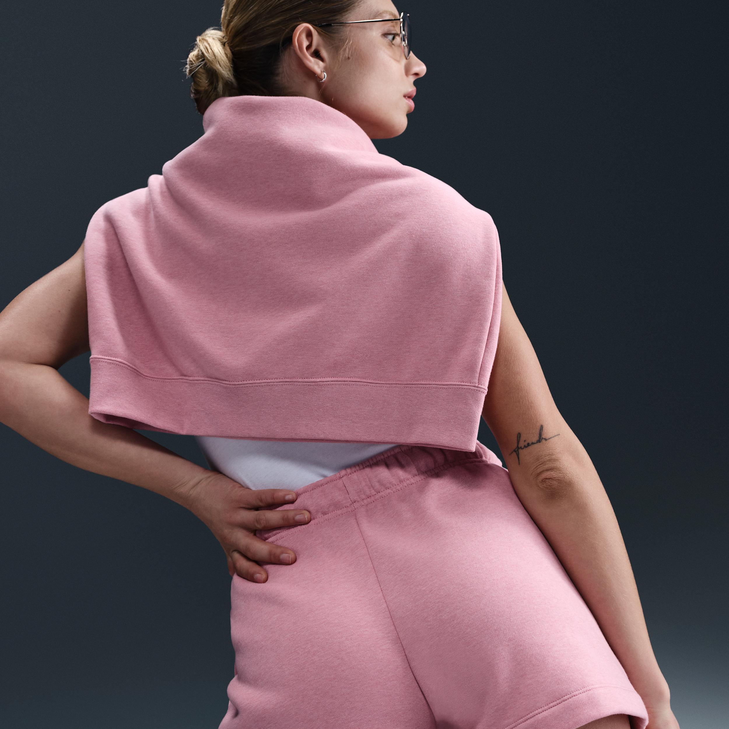 Womens Nike Sportswear Club Fleece Mid-Rise Shorts | DQ5802-699 Product Image