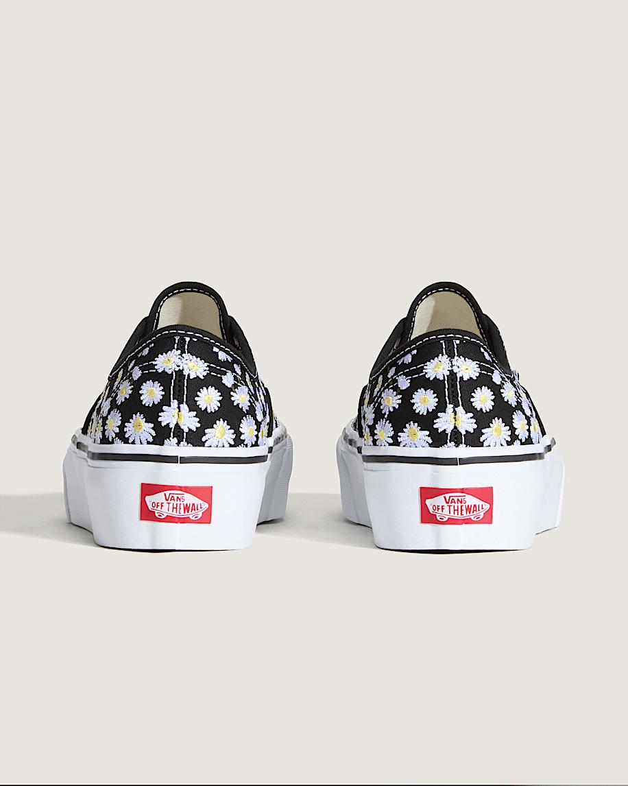 Authentic Platform Shoe in Black / White| Vans US Product Image