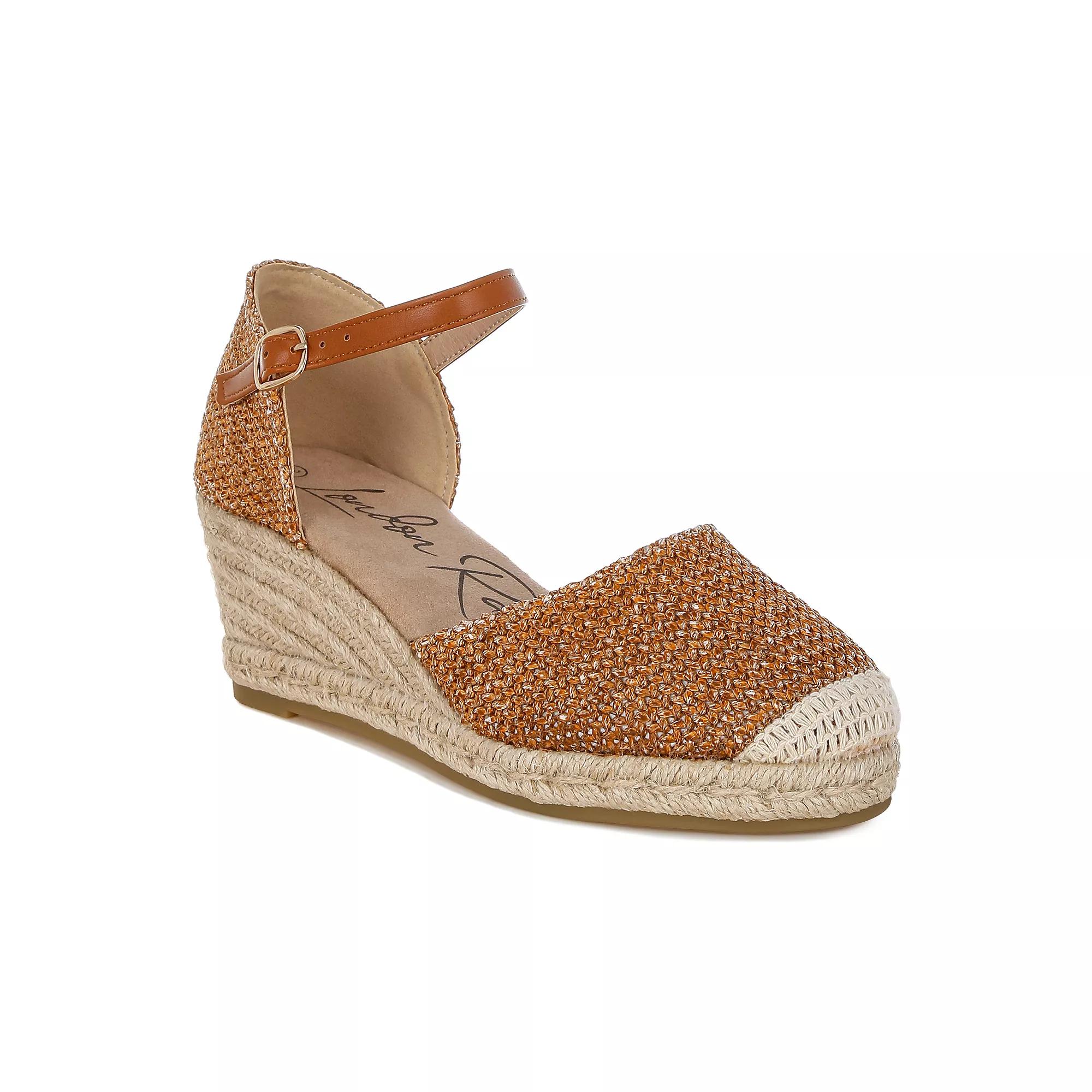 London Rag Kalista Womens Espadrille Wedge Sandals Product Image