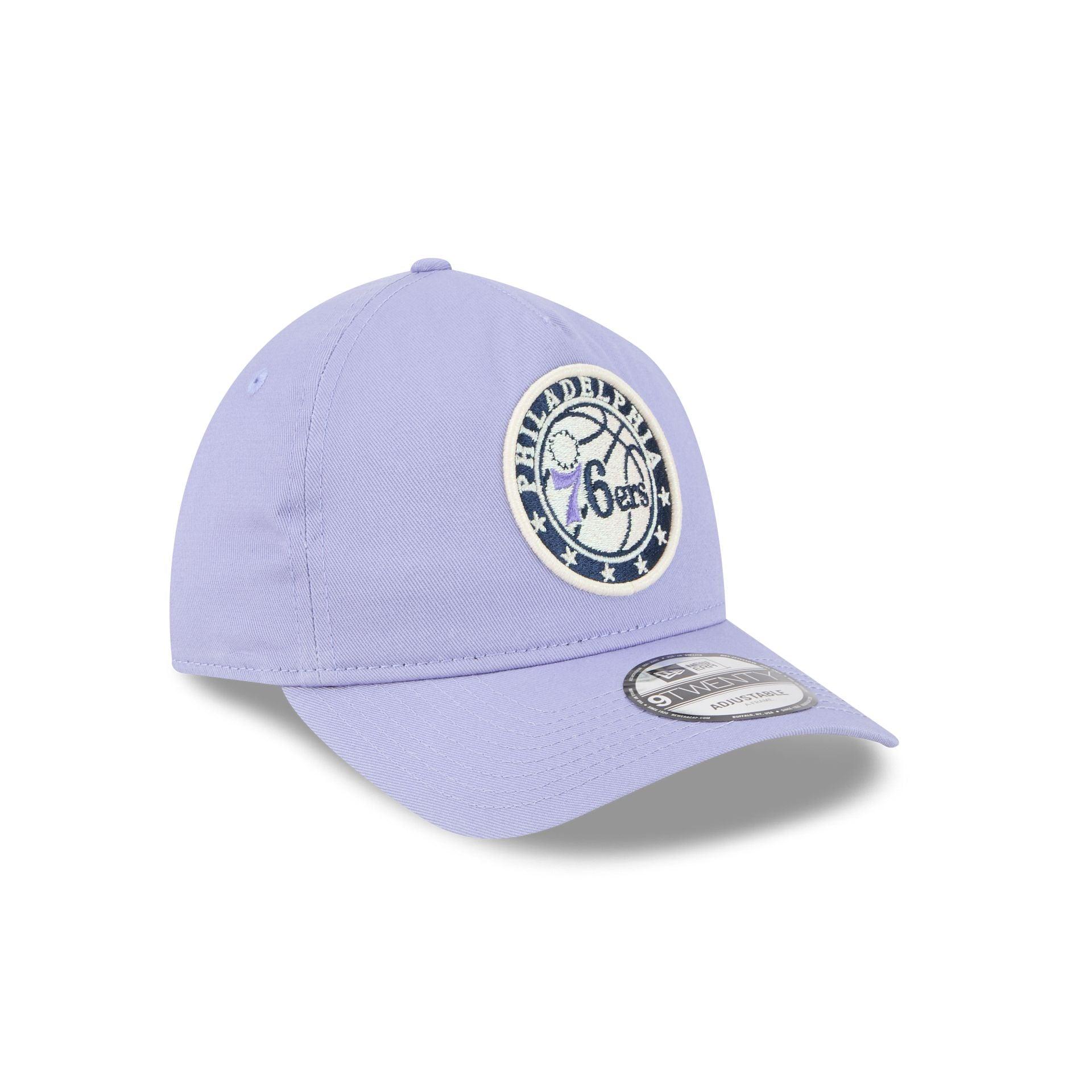 Philadelphia 76ers Lavender 9TWENTY A-Frame Adjustable Hat Male Product Image