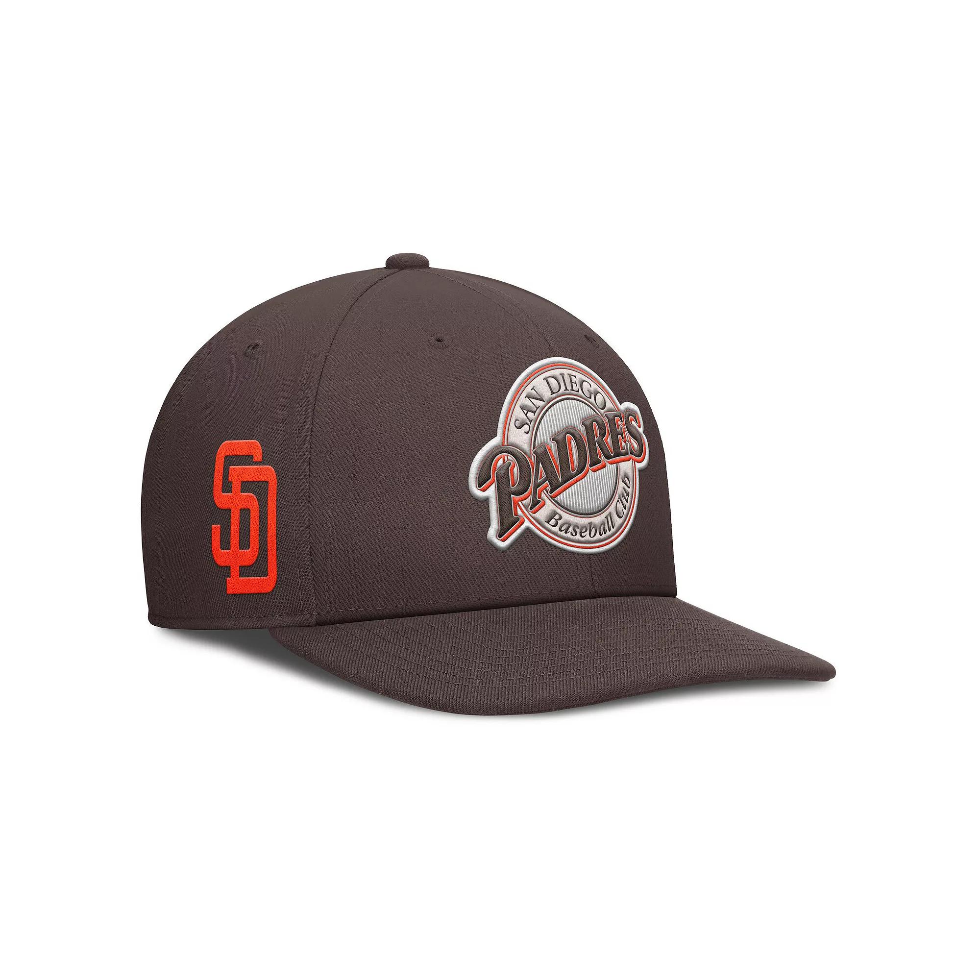 Men's Nike Brown San Diego Padres Pro Performance Snapback Hat,  Product Image