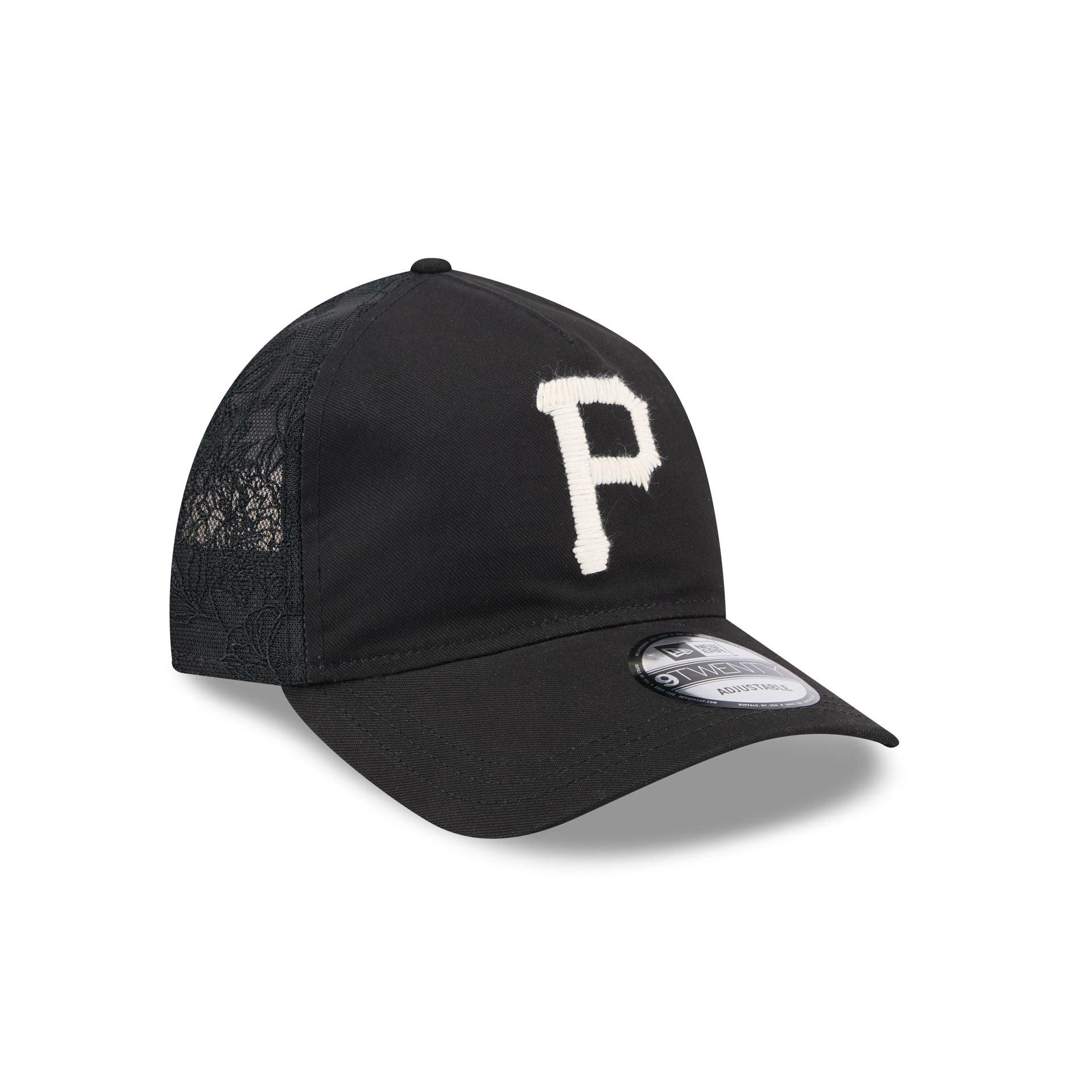 Pittsburgh Pirates Embroidered Mesh 9TWENTY A-Frame Adjustable Hat Male Product Image