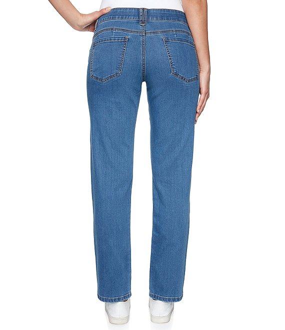 Ruby Rd. Soft Stretch Denim Straight Leg Jeans Product Image
