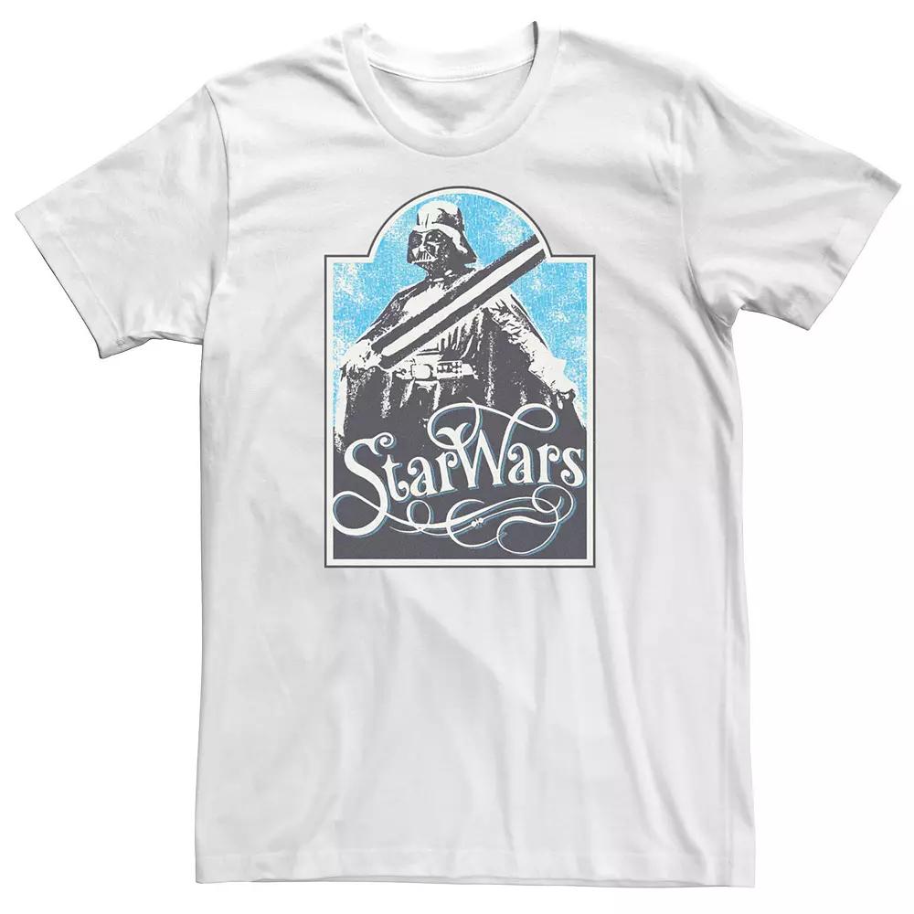 Men's Star Wars Artistic Vader Tee, Size: Small, White Product Image