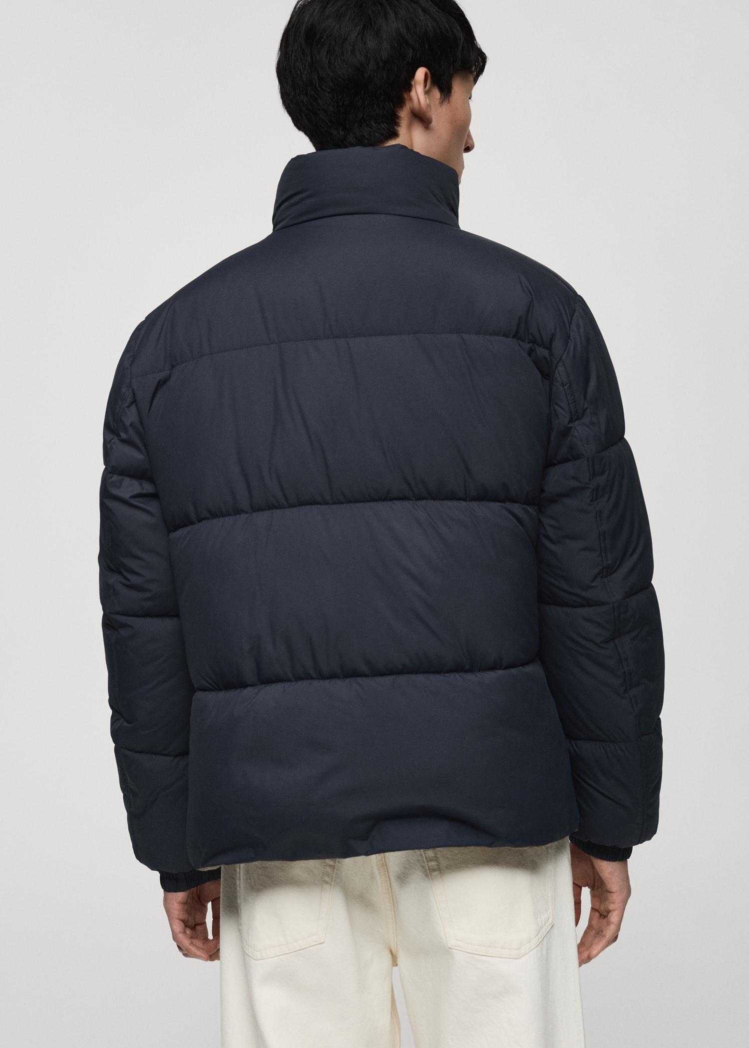 Water-repellent quilted anorak - Men | MANGO USA Product Image