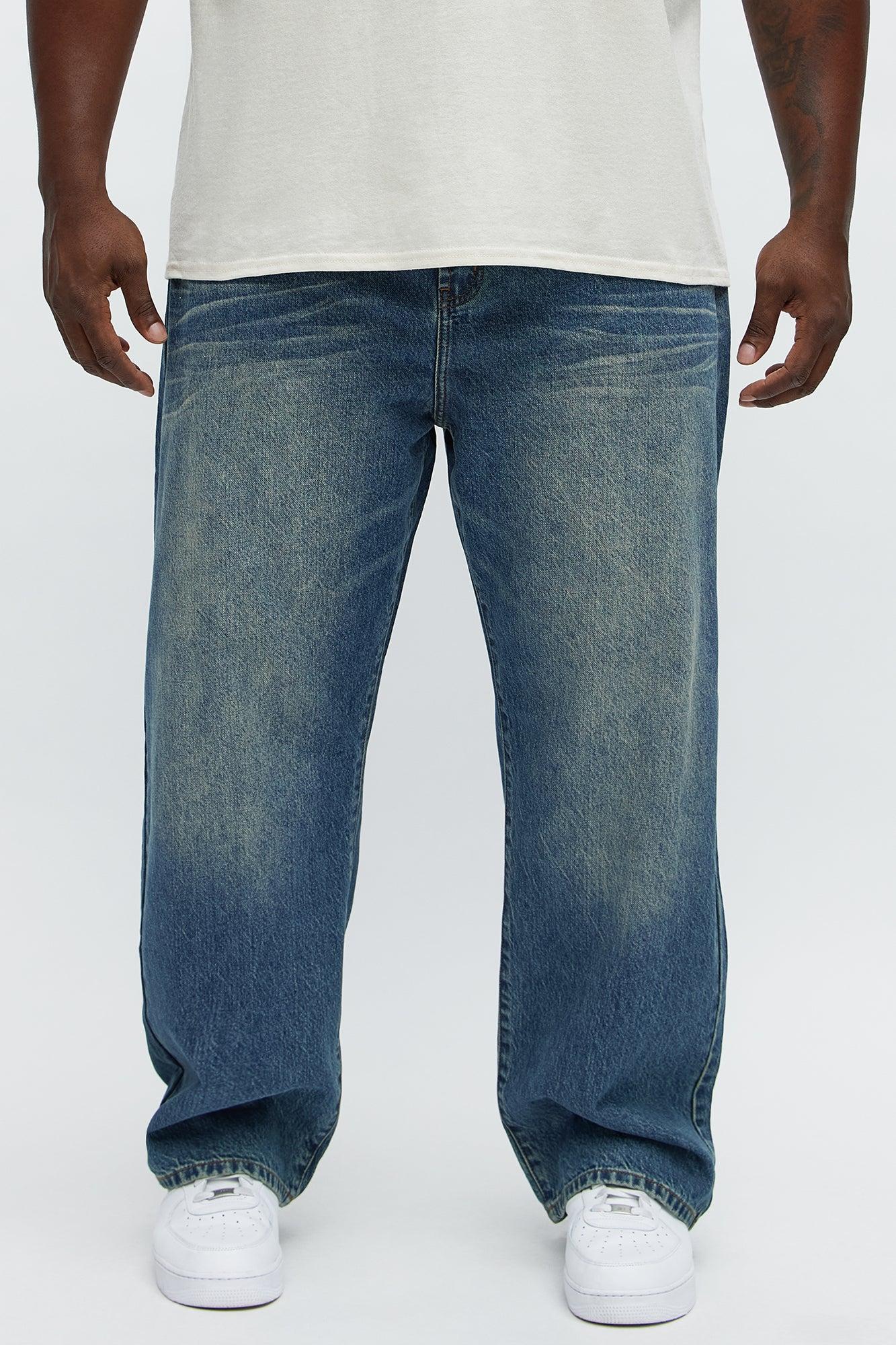 Baggy Off The Grid Jeans - Dark Wash Male Product Image