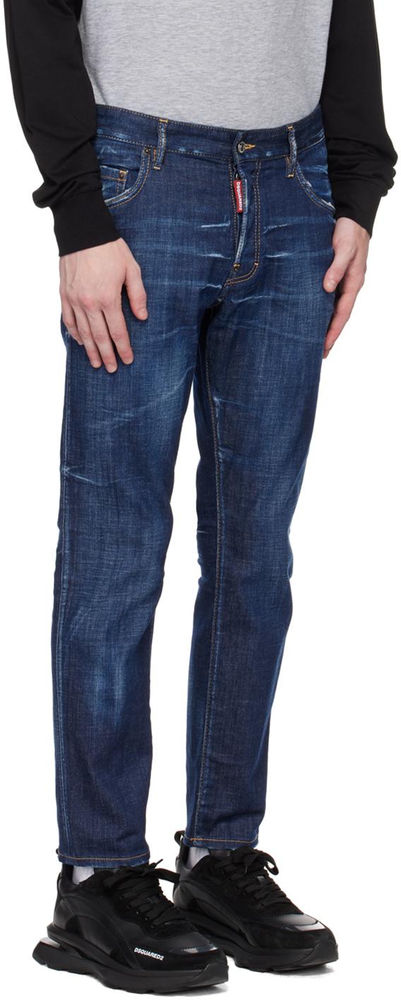 Merino Wool Stretch Twill Chino Pant | Navy Product Image