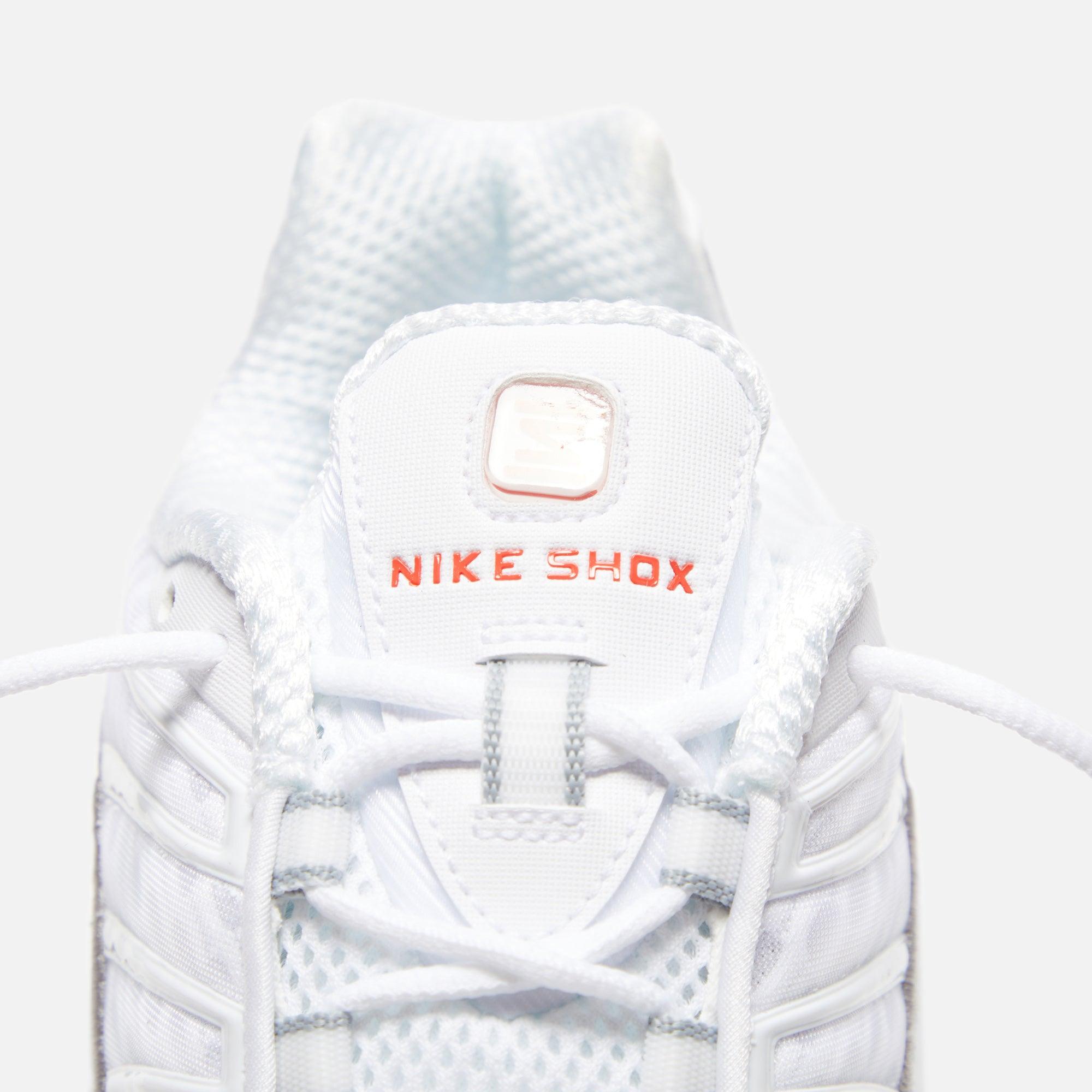 Nike WMNS Shox TL - White / Metallic Silver / Max Orange Female Product Image