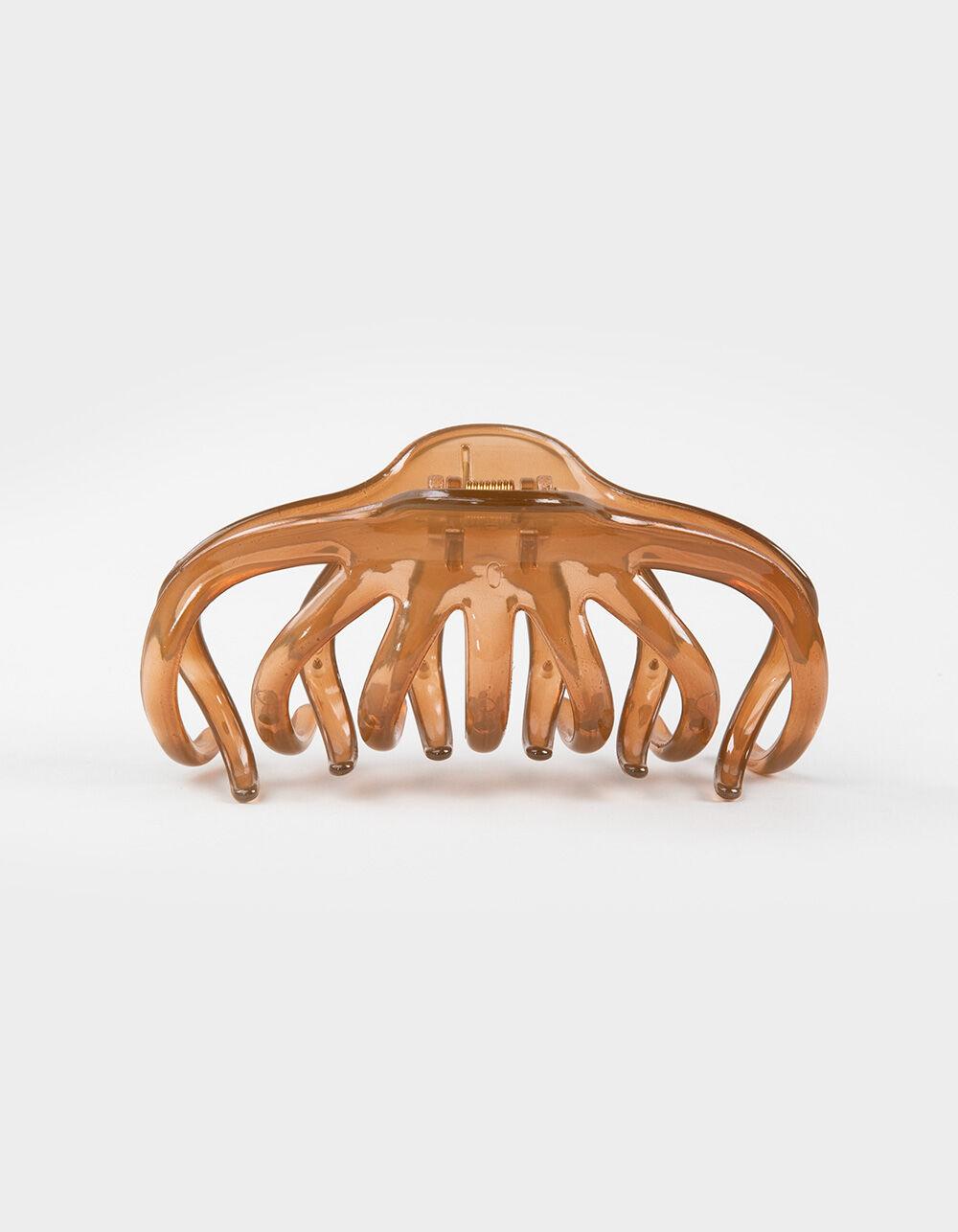 FULL TILT Curved Oversized Claw Clip - BROWN Product Image