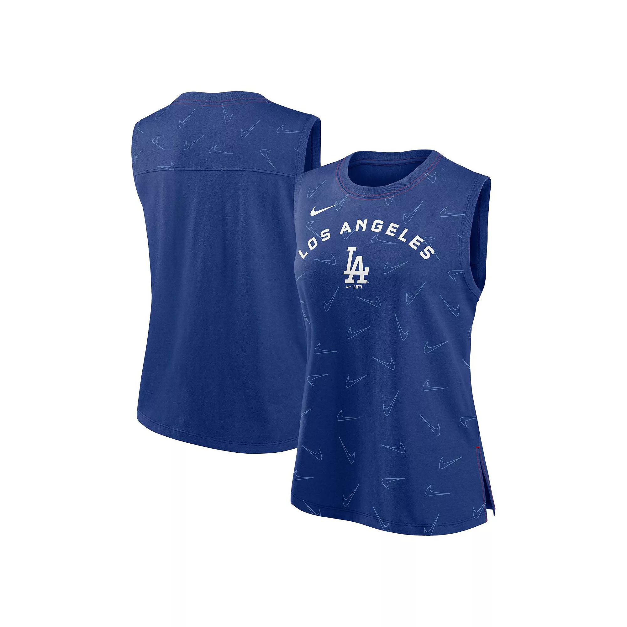 Women's Nike Royal Chicago Cubs Muscle Play Tank Top, Size: Small, Blue Product Image