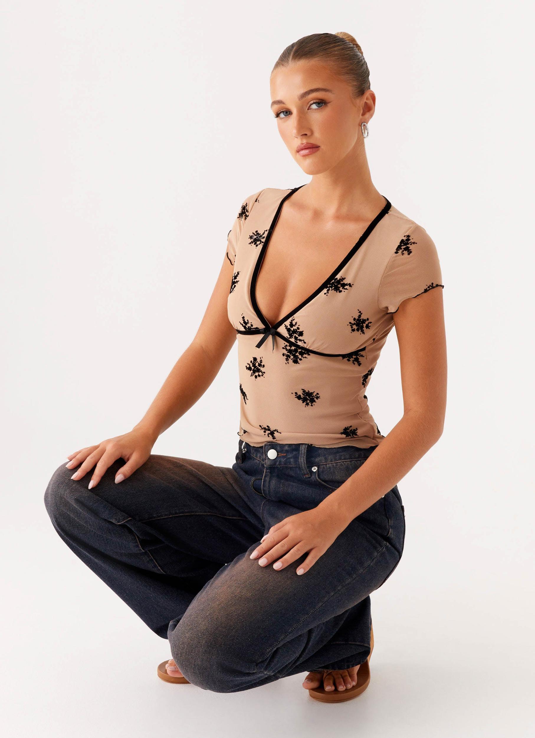 Rocca Top - Nude Product Image