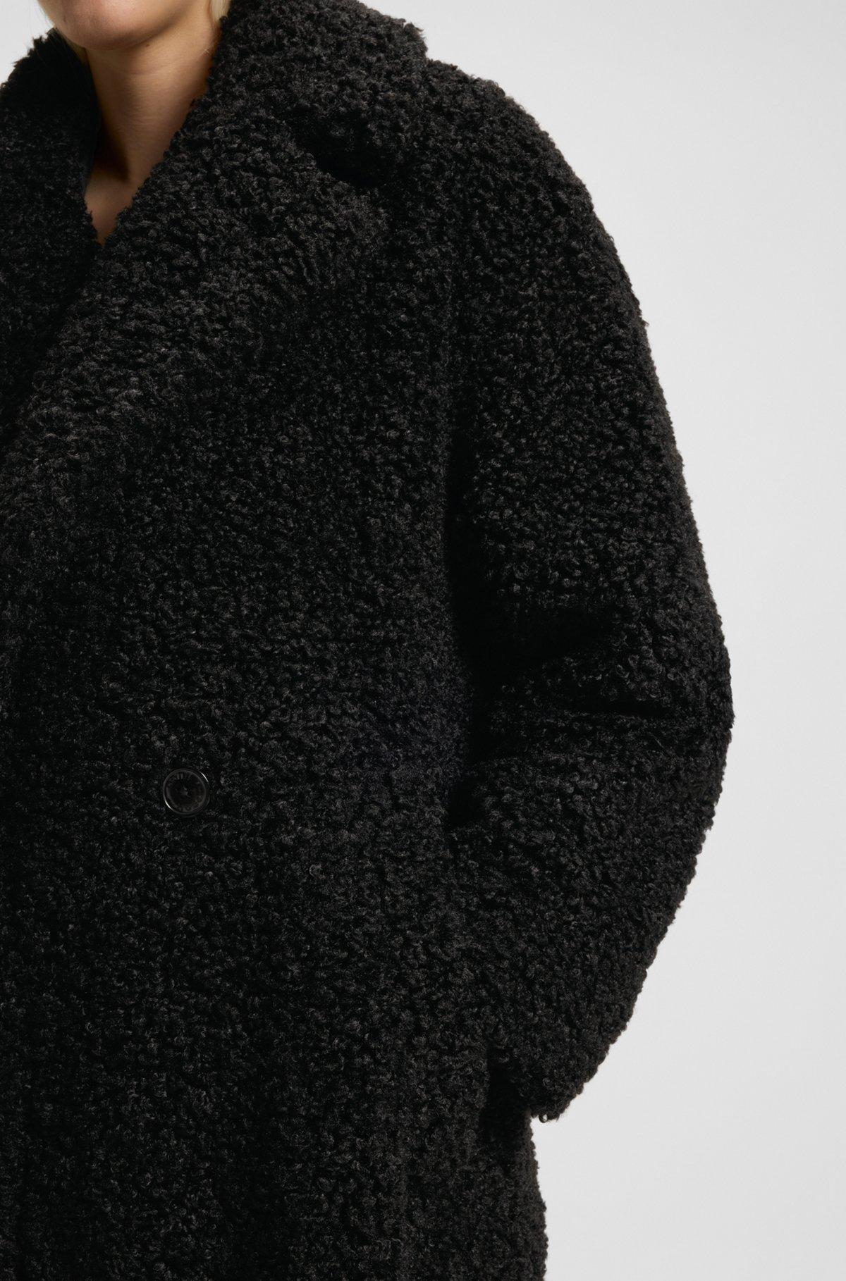 Faux-fur coat in an oversized fit Product Image