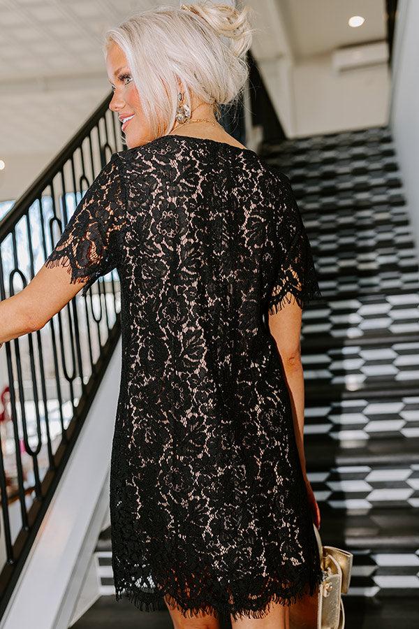 Dearest Memory Lace Dress in Black Product Image