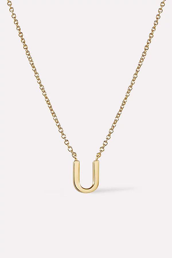 Ana Luisa Gold Letter Initial Necklace, Womens at Urban Outfitters Product Image