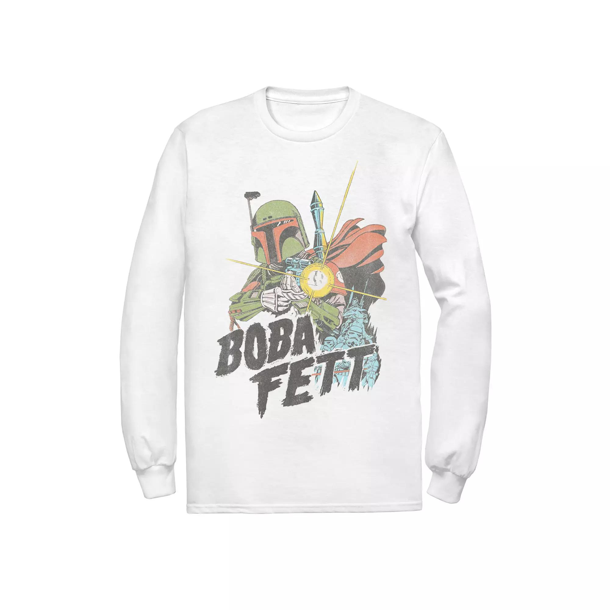 Men's Star Wars Boba Fett Retro Portrait Tee,  Product Image