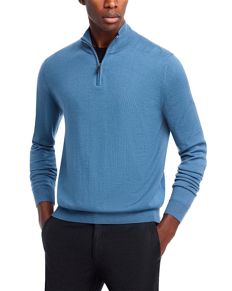 The Mens Store at Bloomingdales Quarter-Zip Merino Sweater - Exclusive Product Image