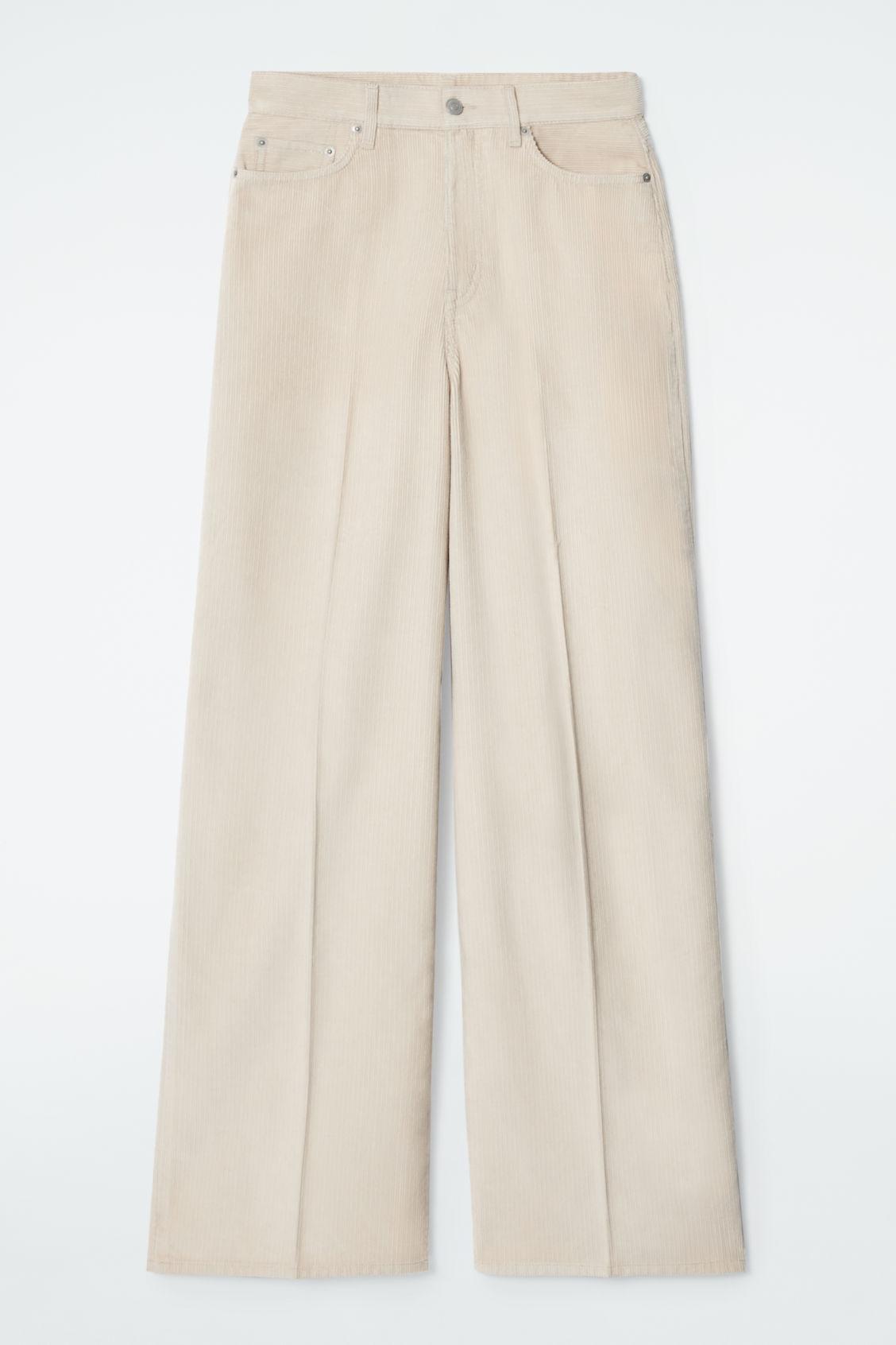 TIDE CORDUROY WIDE-LEG JEANS Product Image