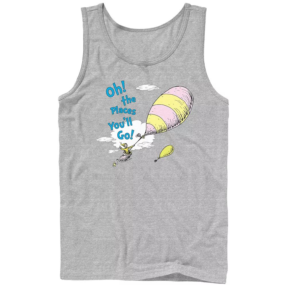 Men's Dr. Seuss Oh The Places You'll Go Graphic Tank,  Product Image