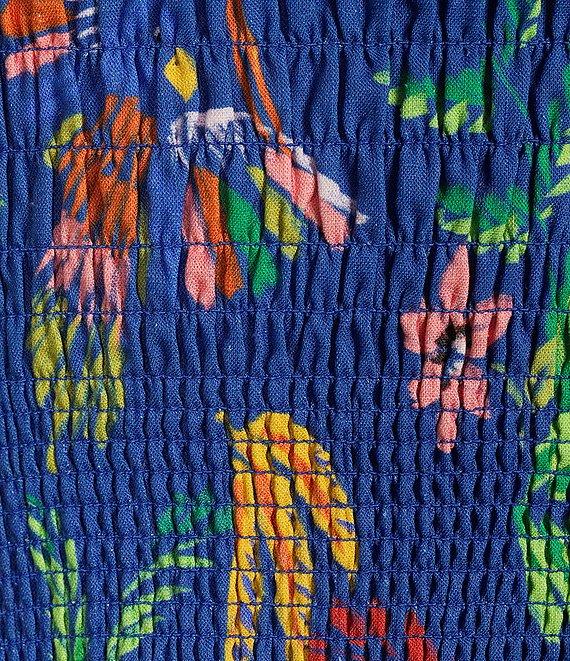 Chelsea & Violet Yvette Linen Sleeveless Smocked A-Line Dress Product Image