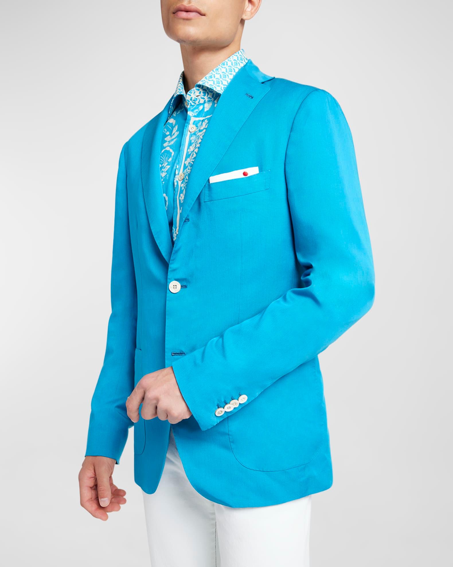 Men's Solid Lyocell-Blend Sport Coat Product Image