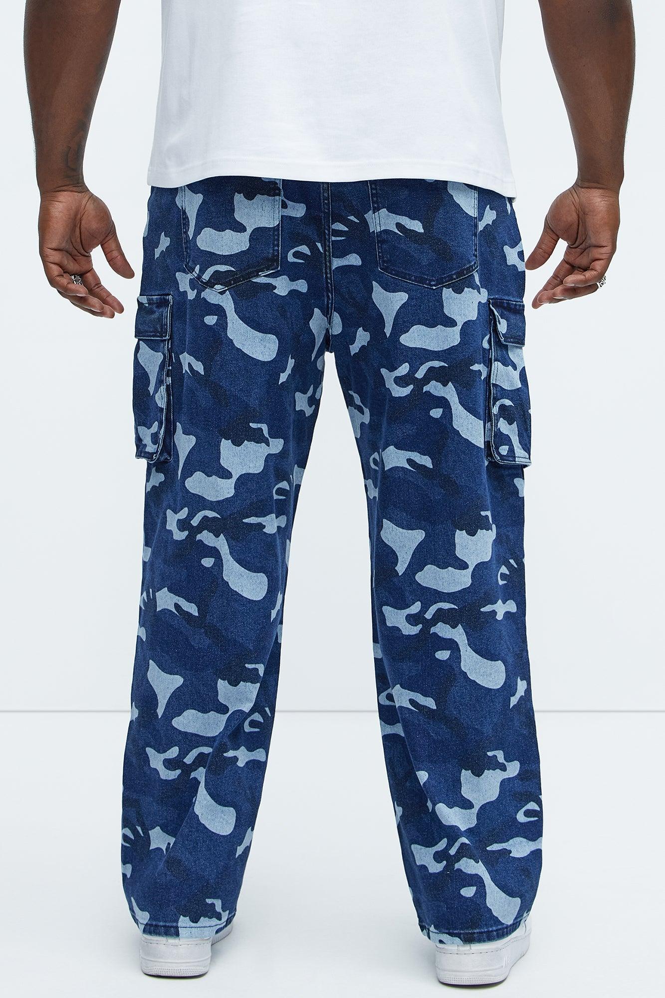 Cargo Camo Baggy Jeans - Camouflage Product Image