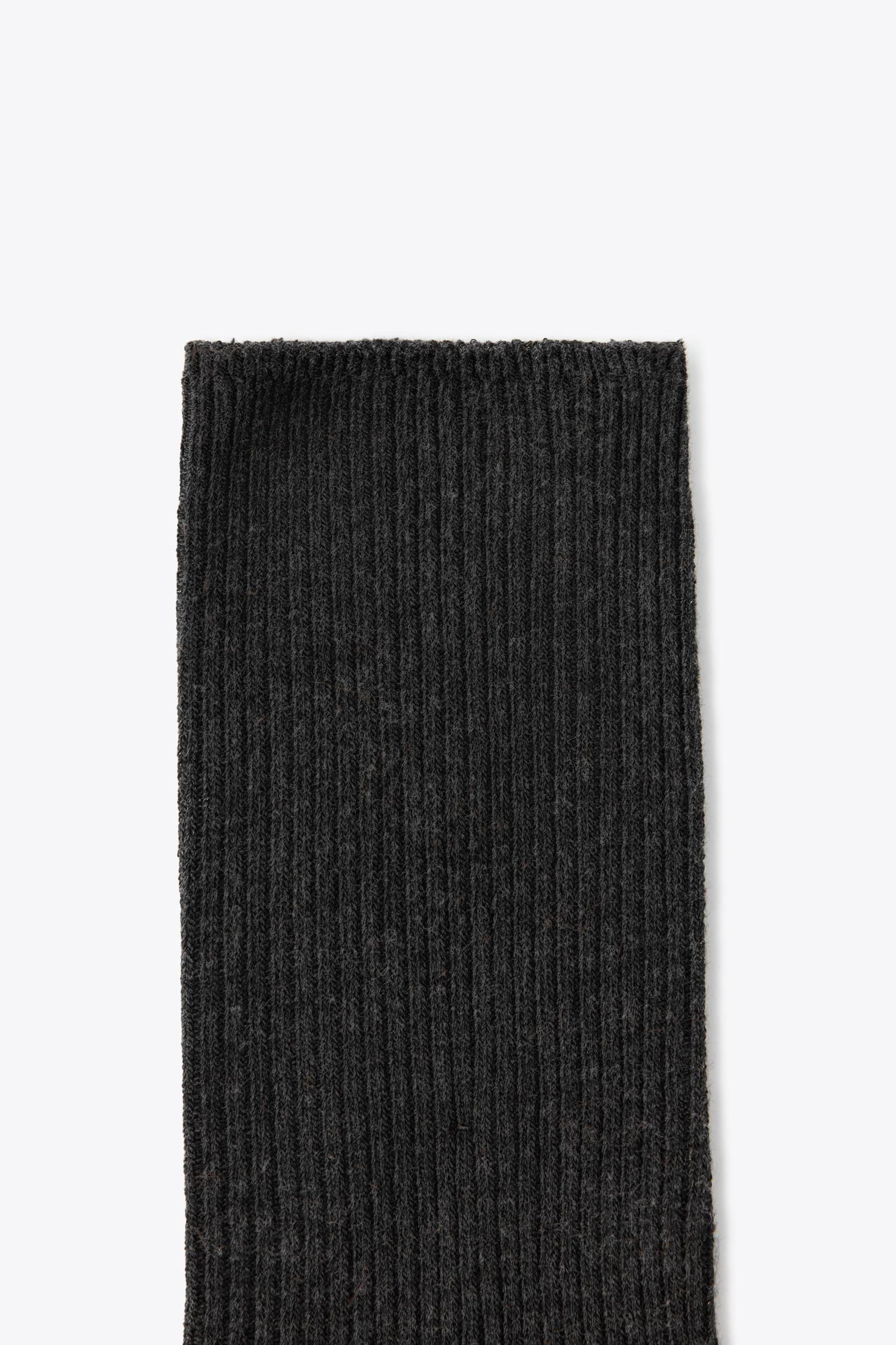 METALLIC THREAD RIBBED SOCKS Product Image