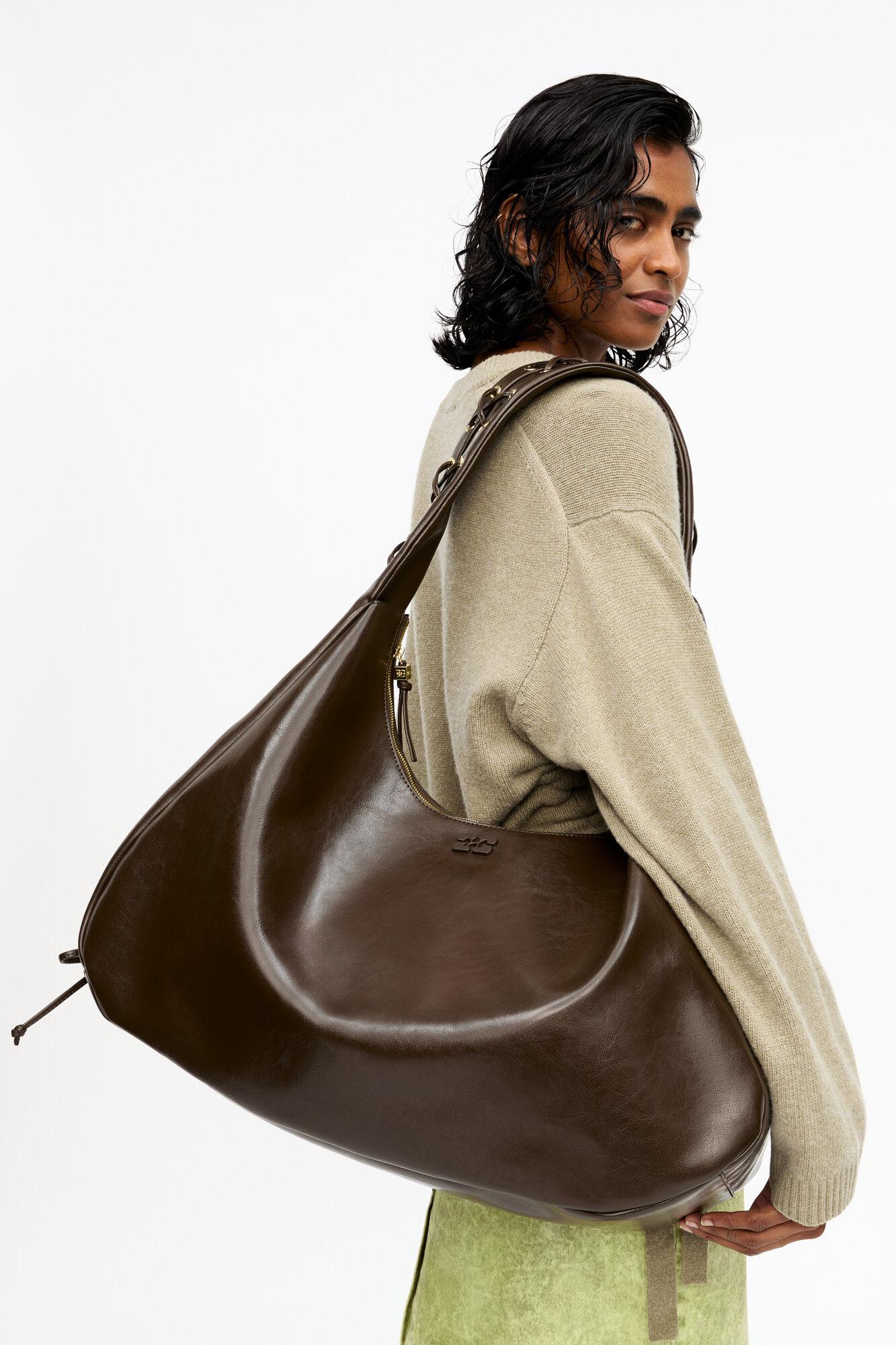Dark-Olive Oleatex XXL Hobo Bag Product Image