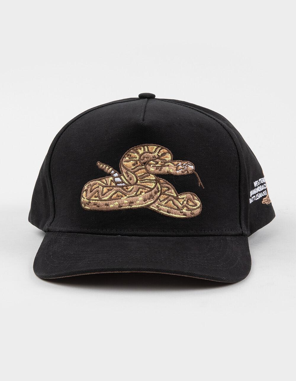 SENDERO PROVISIONS CO. Rattlesnake Snapback Hat - BLACK Product Image