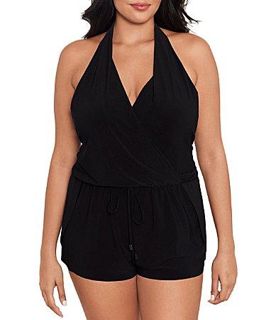 Plus SIze Bianca One-Piece Romper Product Image