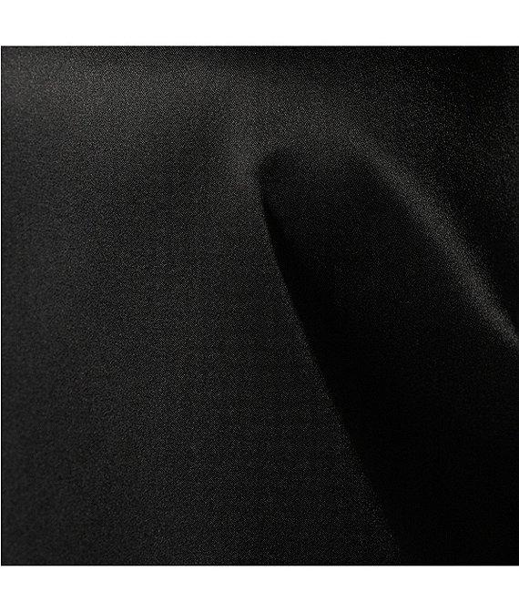 Caroline Rose Soft Satin Scoop Neck Sleeveless Long Coordinating Tank Top Product Image