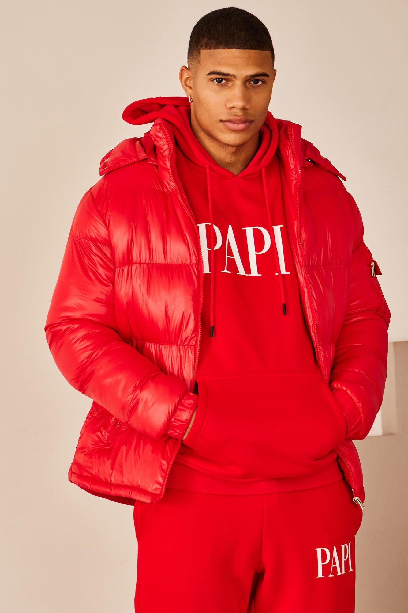 Nixer Puffer Jacket - Red Male Product Image