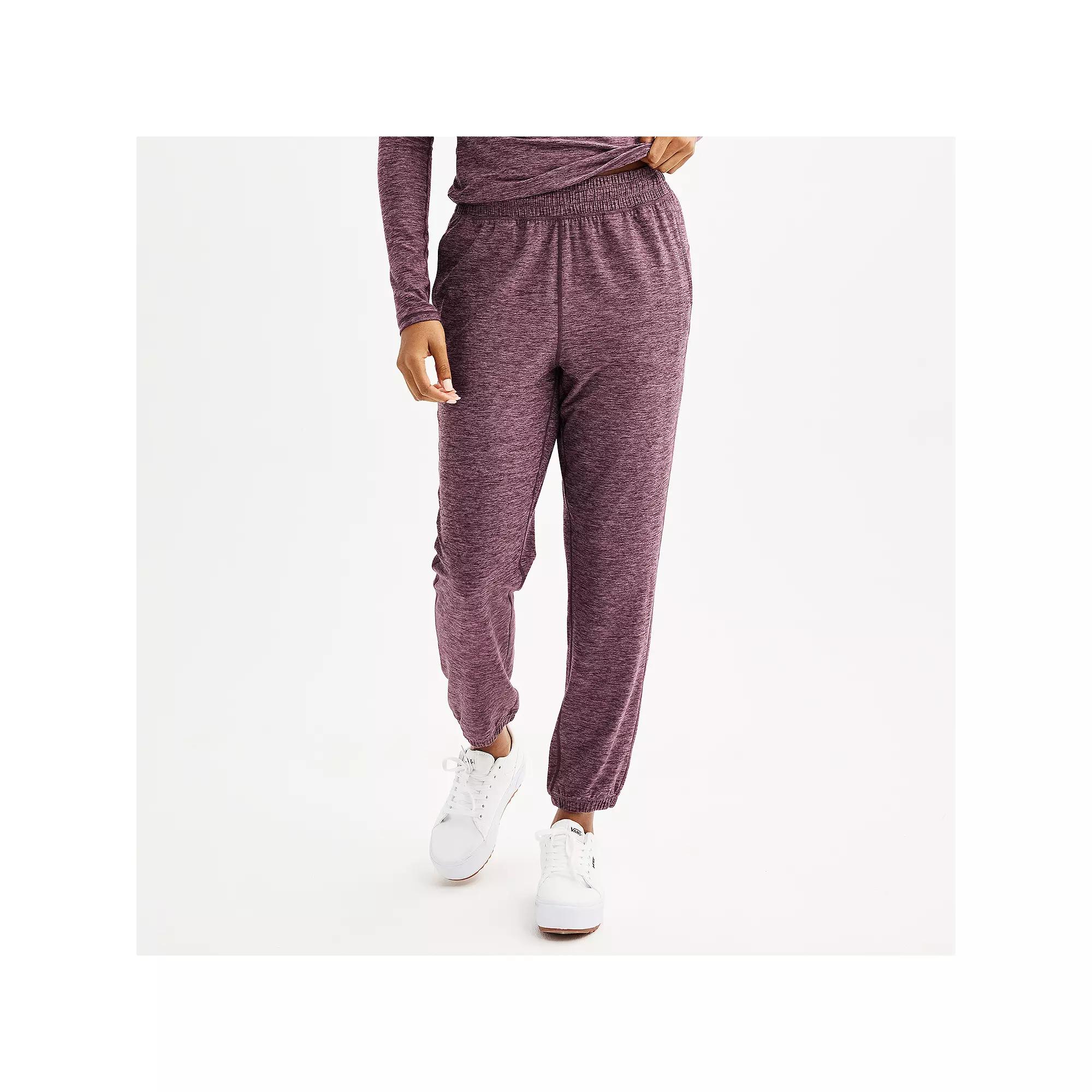 Women's FLX Wander Boyfriend Joggers, Size: Small Long, Antique Red Product Image