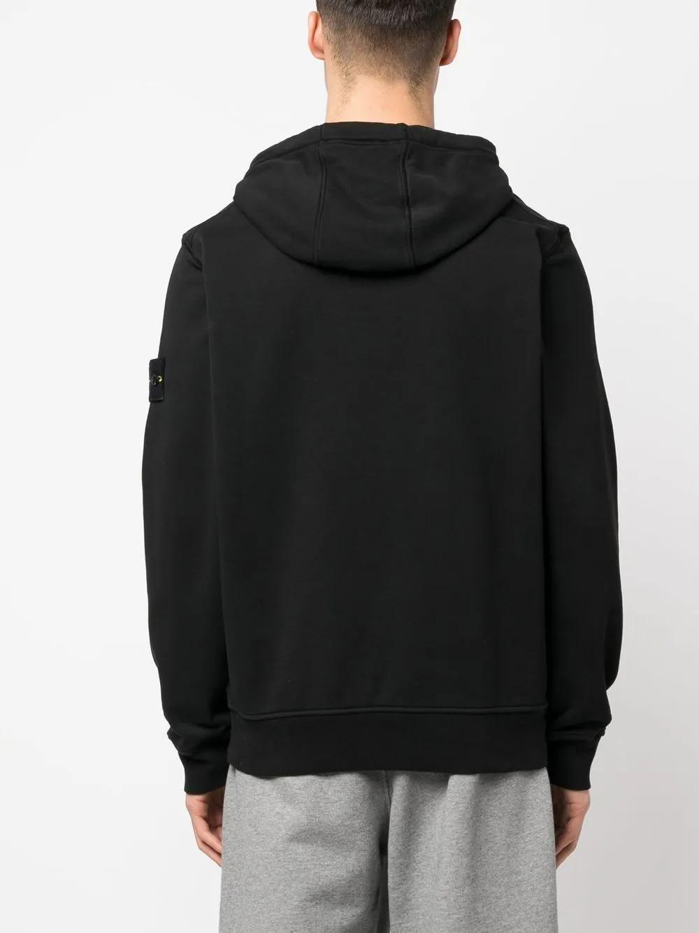 Compass-patch drawstring hoodie Product Image
