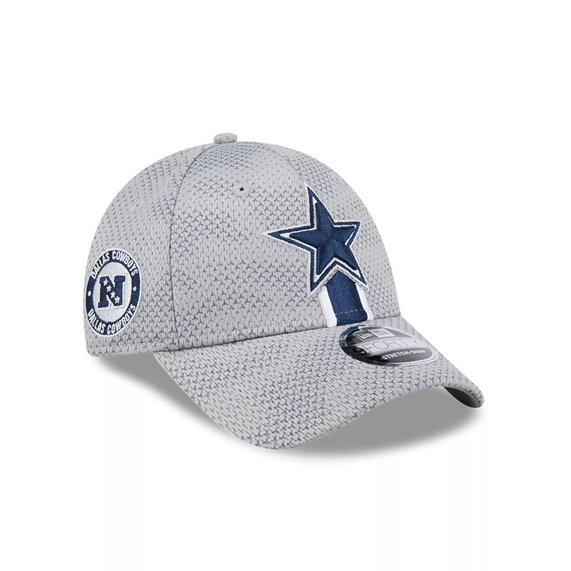 Men's New Era Gray Dallas Cowboys 2024 Sideline 9FORTY Stretch-Snap Hat, Grey Product Image