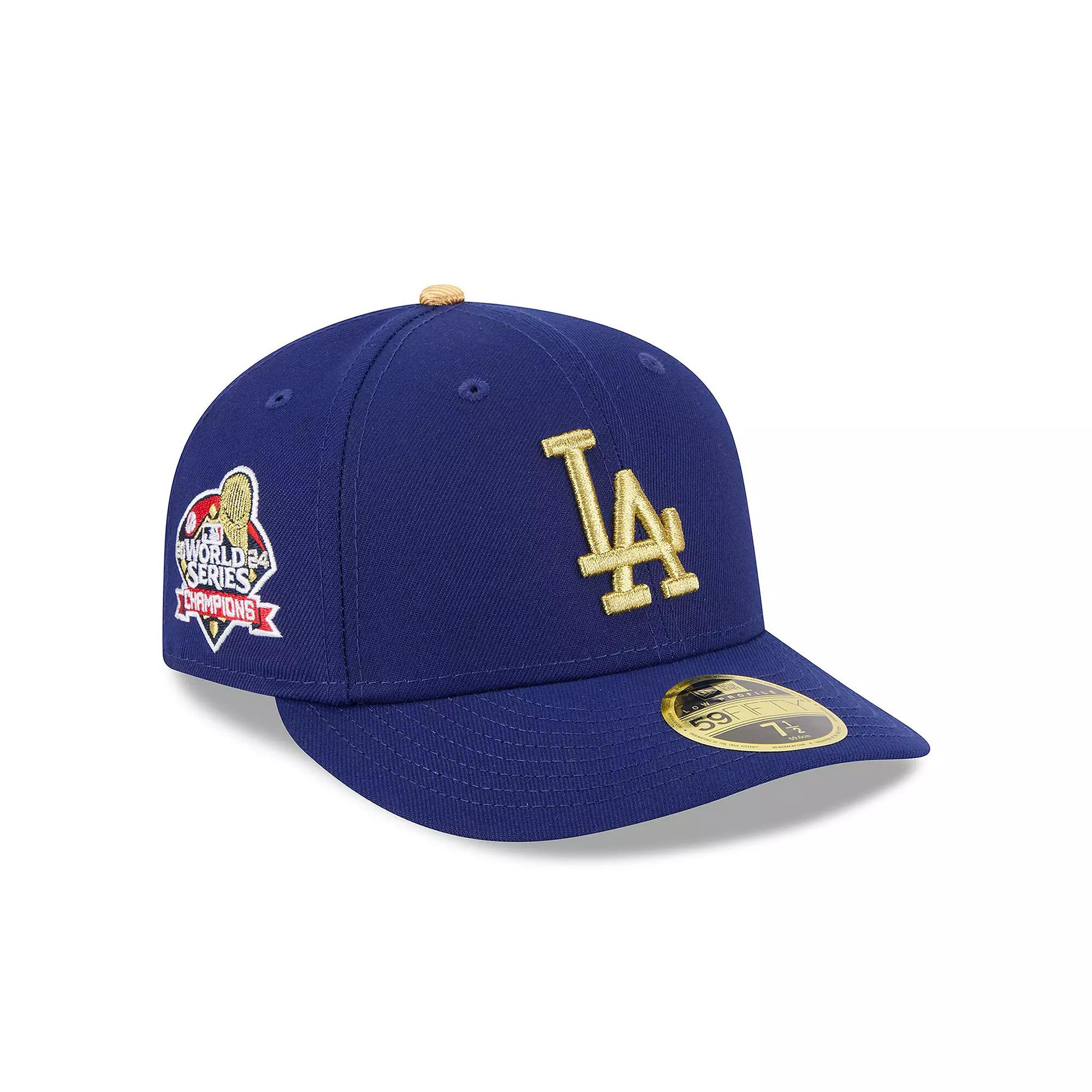 Men's New Era  Royal Los Angeles Dodgers 2025 Gold Collection Low Profile 59FIFTY Fitted Hat, Size: 7 5/8, Blue Product Image