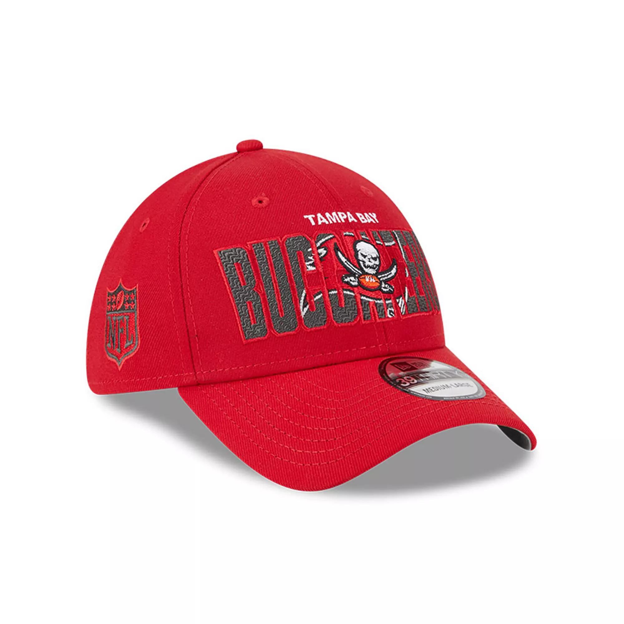 Men's New Era Red Tampa Bay Buccaneers 2023 NFL Draft 39THIRTY Flex Hat, Size: Medium/Large Product Image