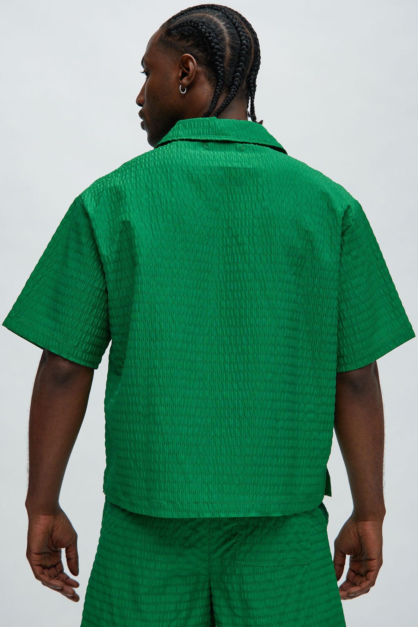 Sierra Textured Shirt - Green Product Image