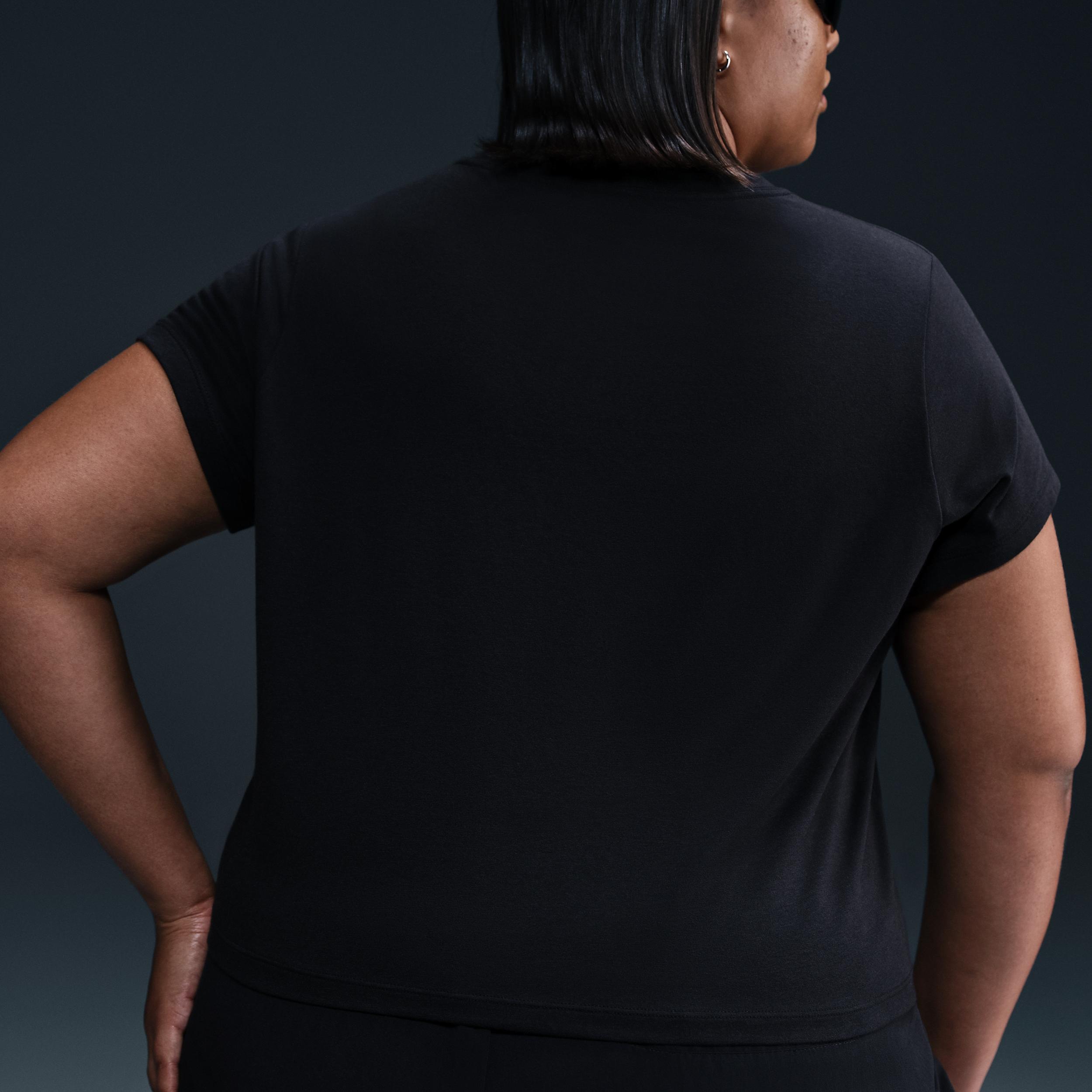 Women's Nike Sportswear Chill Knit Cropped T-Shirt (Plus Size) Product Image