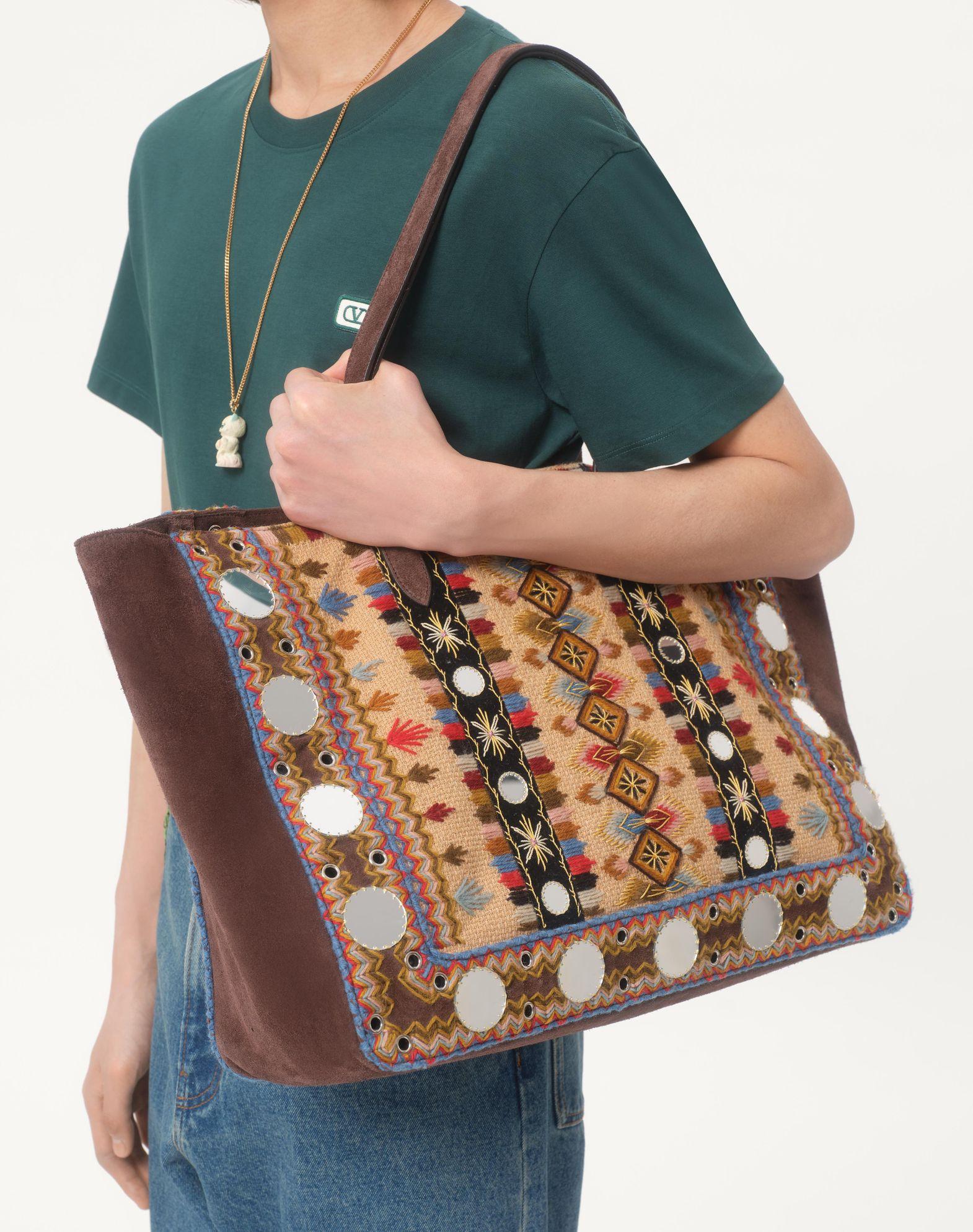 Cotton T-Shirt With Vlogo Patch Product Image