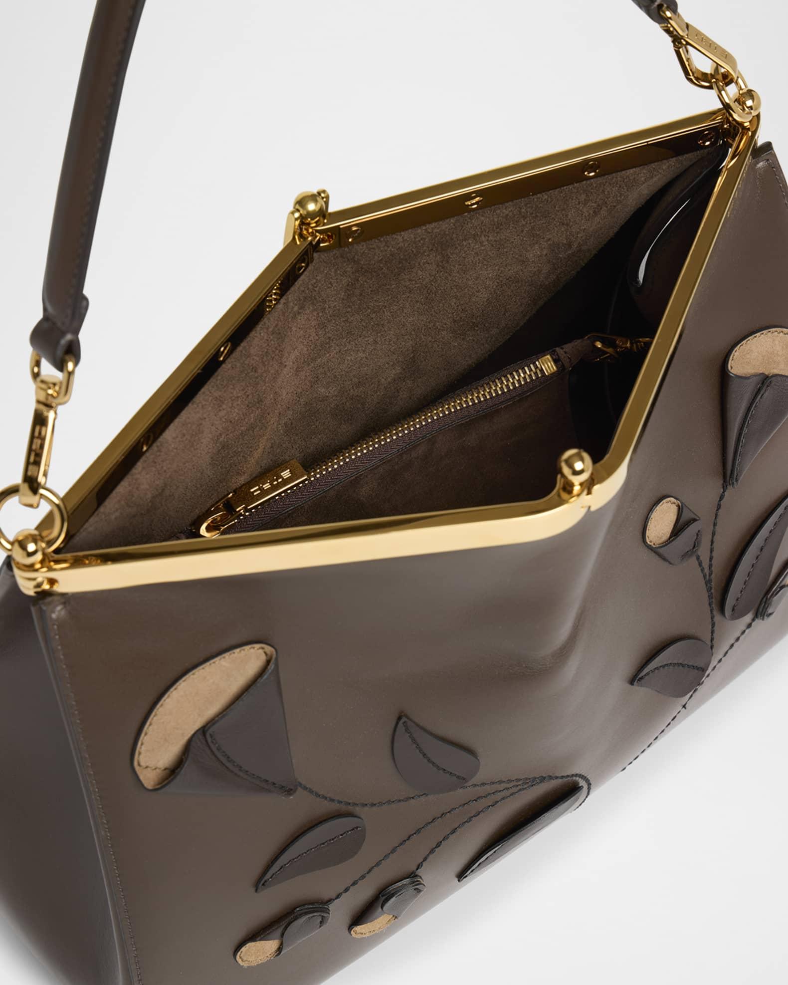 Vela Origami Patch Leather Shoulder Bag Product Image