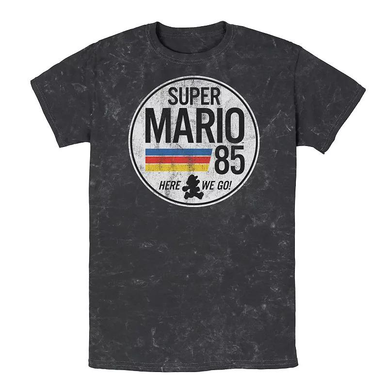 Men's Nintendo Super Mario '85 Here We Go Vintage Tee,  Product Image
