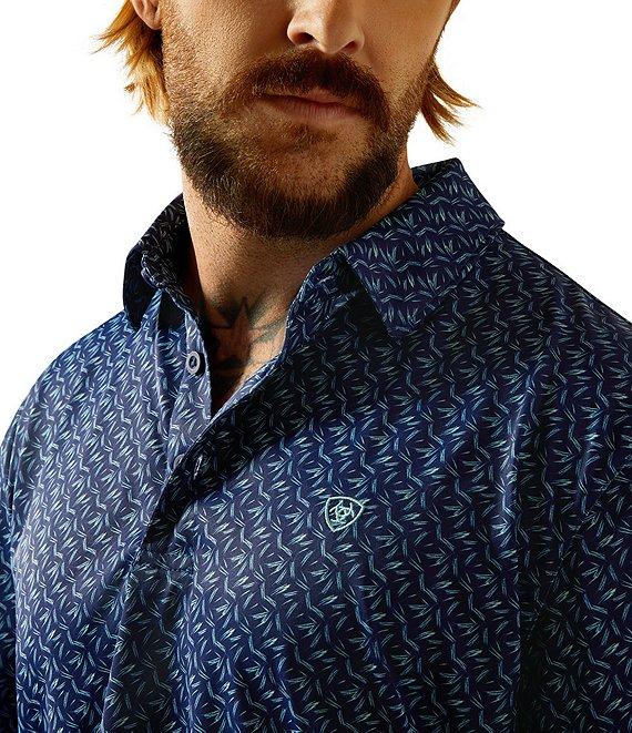 Ariat Classic Fit Short Sleeve Printed Polo Shirt Product Image
